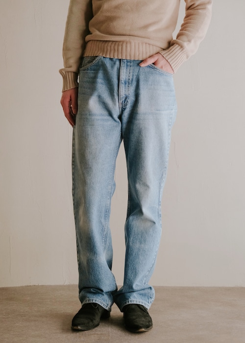 80's Levi's 517 boots cut faded denim trousers