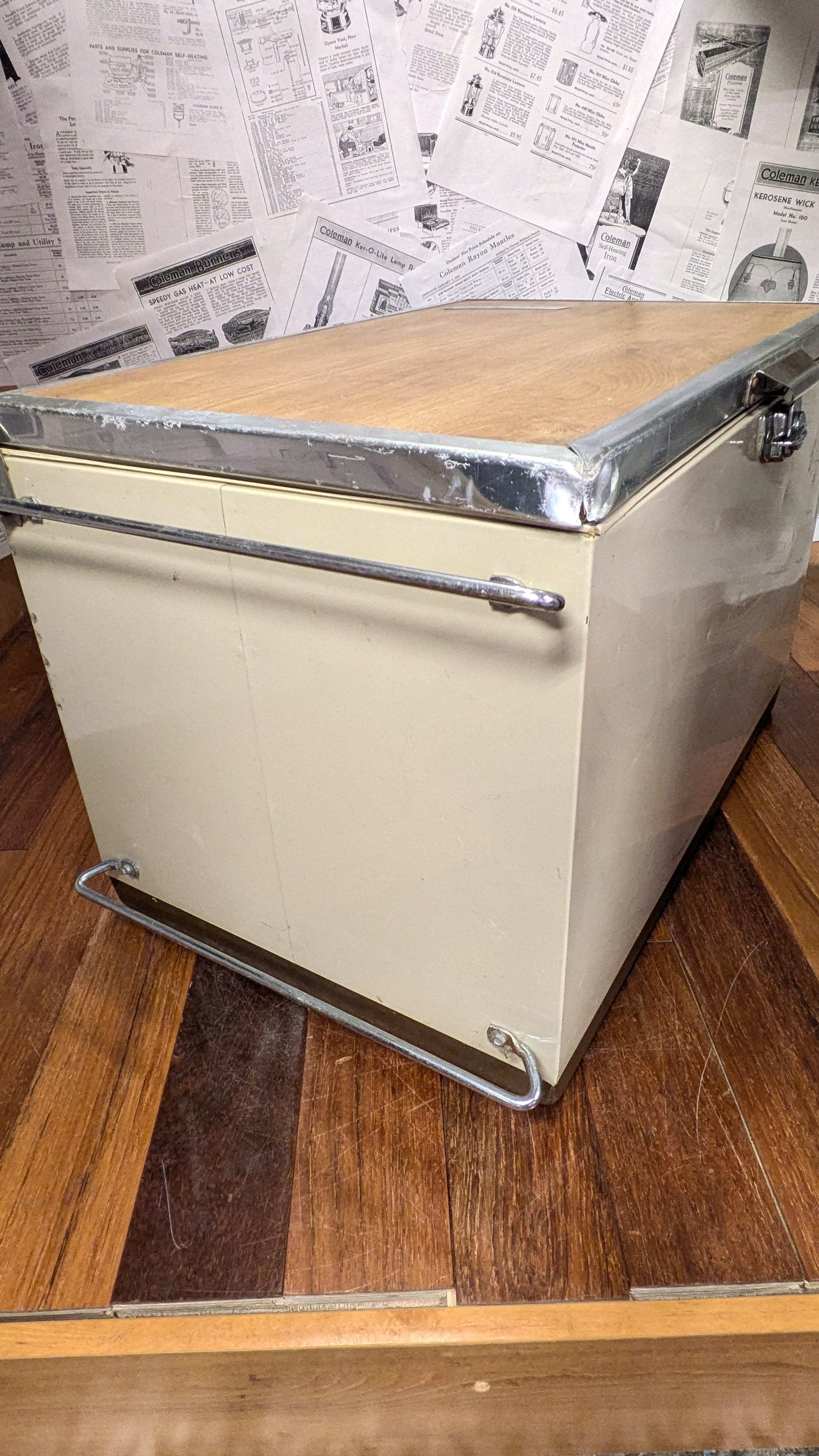 Vintage Coleman Convertible Woody 2way CoolerBox IceChest