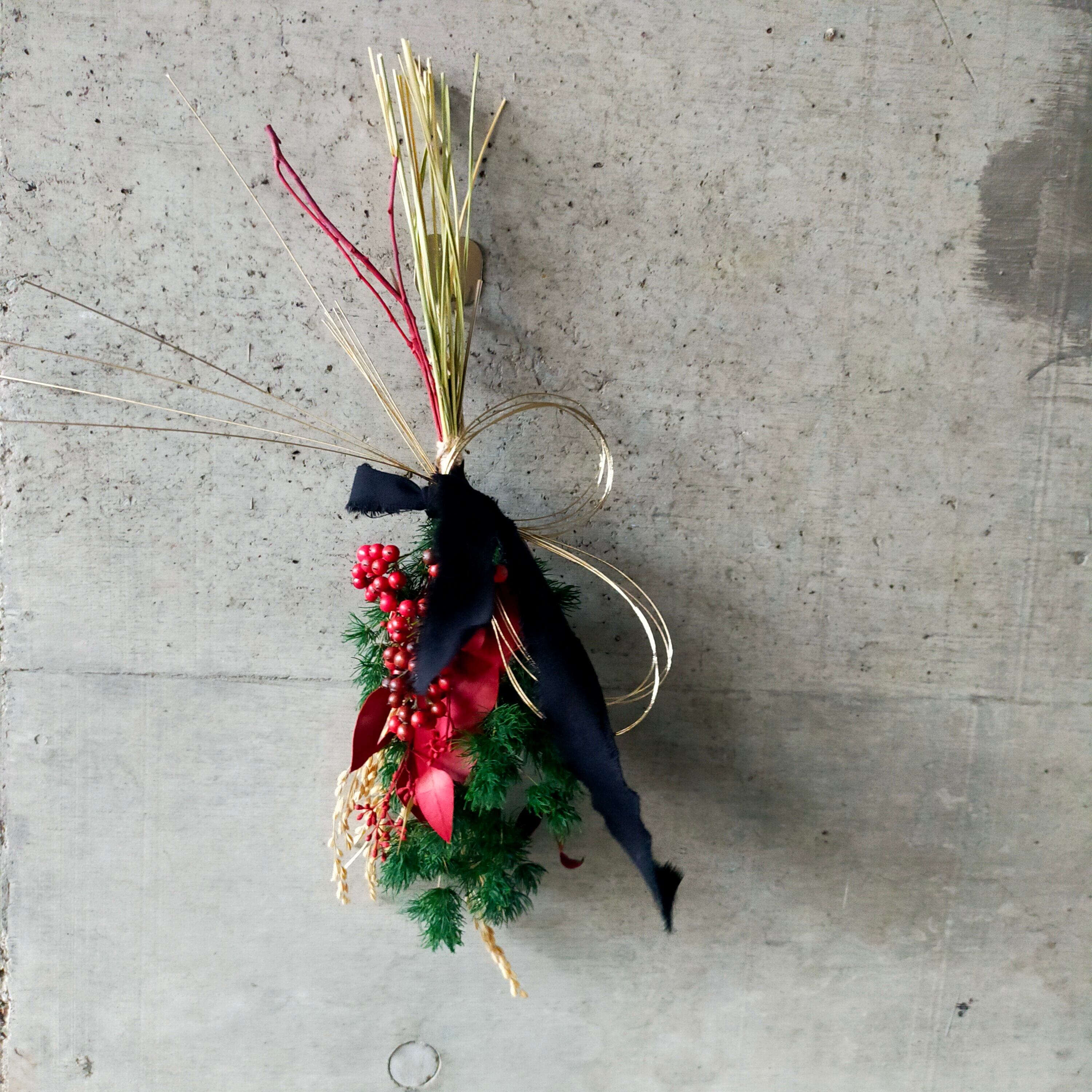 正月飾り【Dried Flowers new years decoration】