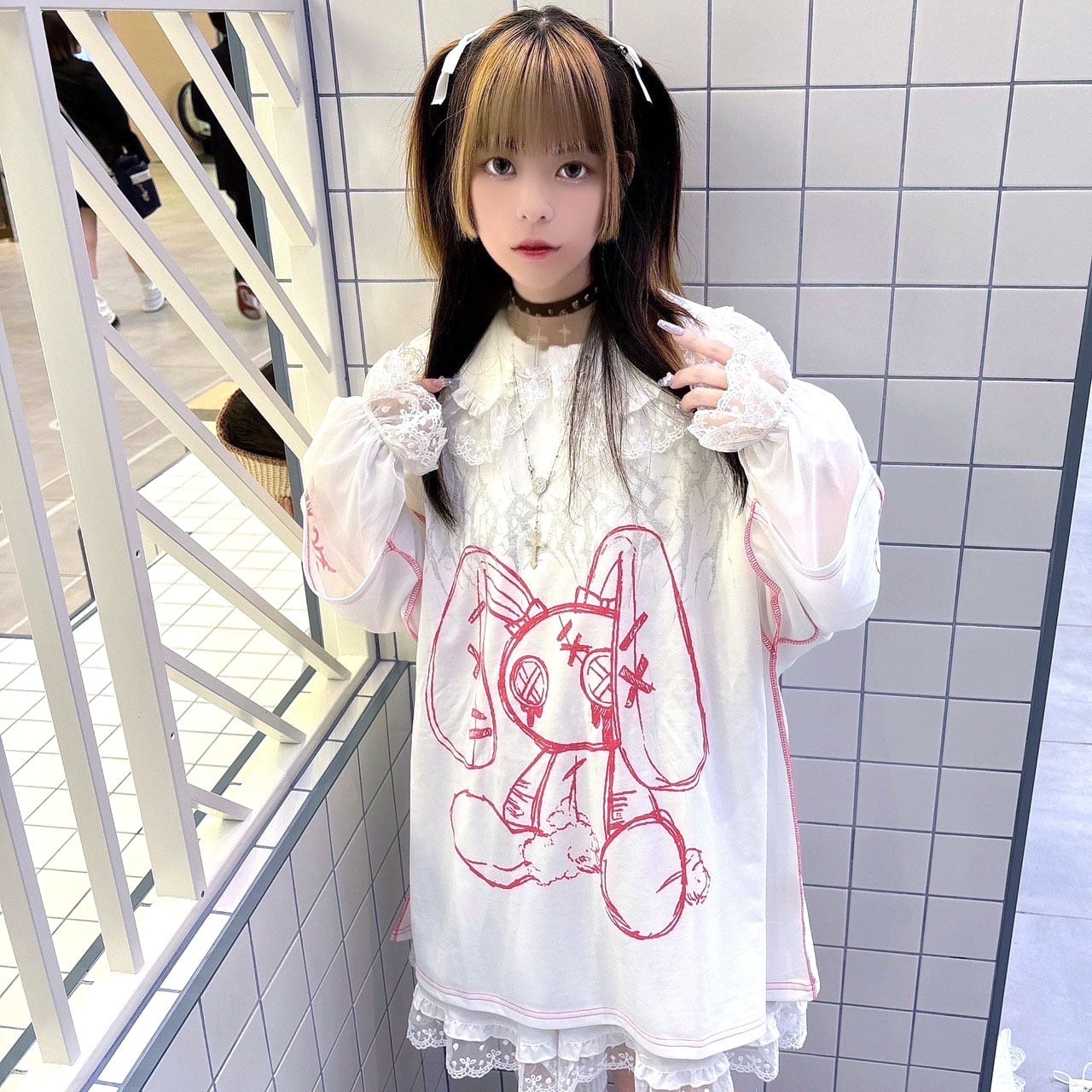 ウサステッチTシャツ | VOLCAN&APHRODITE