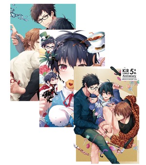 ♡KiR展 ポストカードセット ♡ずんだ餅粉先生『濡れトロ3P 大人のオモチャモニター』