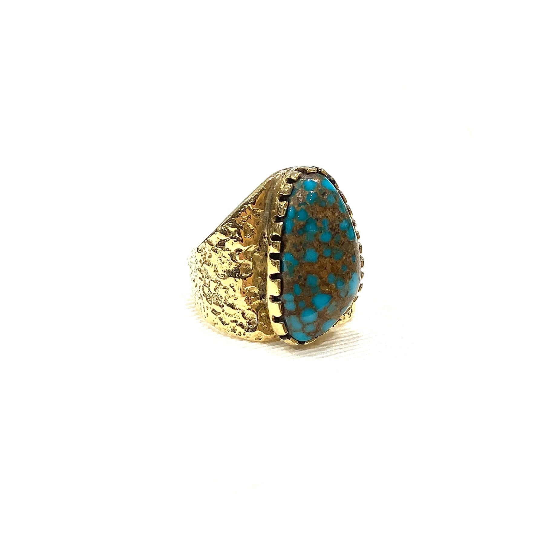 WHEEL WORKS ホイールワークス Lone Mountain Turquoise KGold Ring