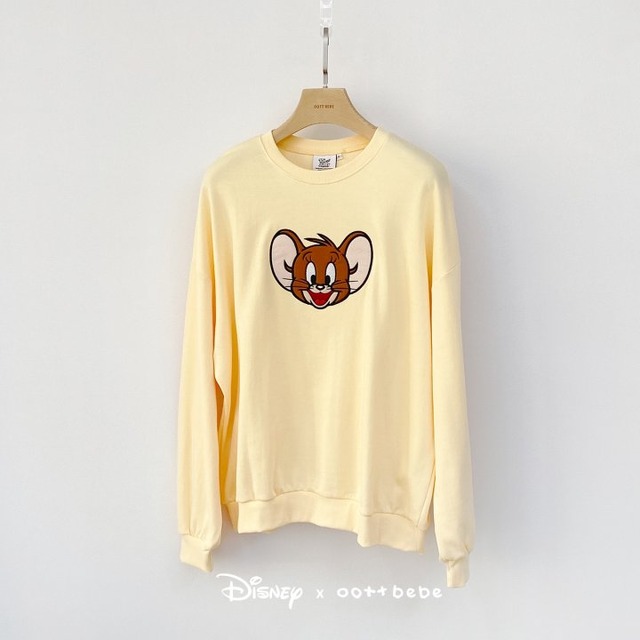 【取寄】oottbebe｜tom and jerry jerry sweatshirt (adult)｜トムとジェリー ジェリースウェット（アダルト）｜FREE｜adult｜26 spring