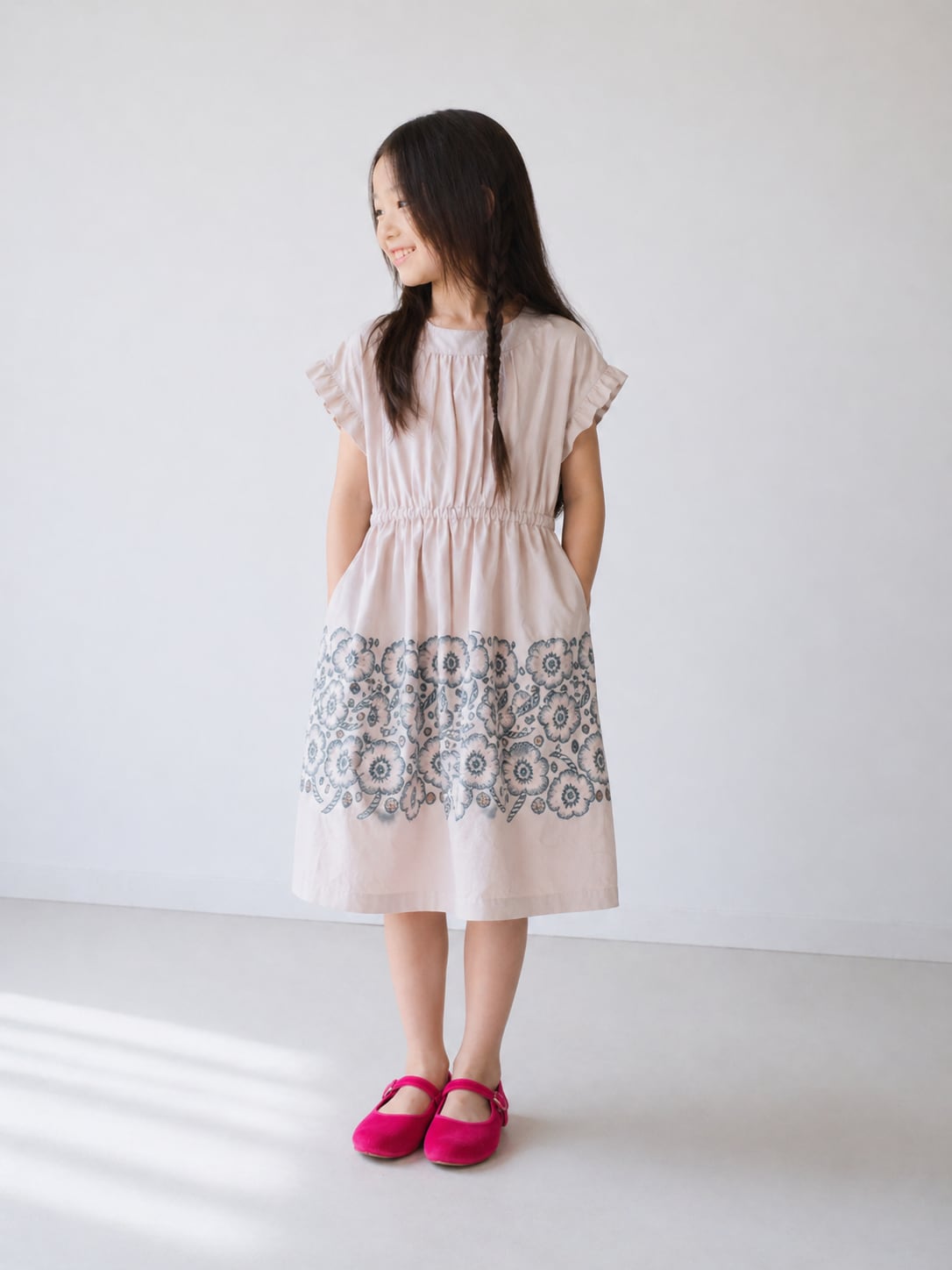 minä perhonen 赤い花柄ワンピース 140 mina perhonen ワンピース 130cm | CASADELLEDONNETORINO.IT