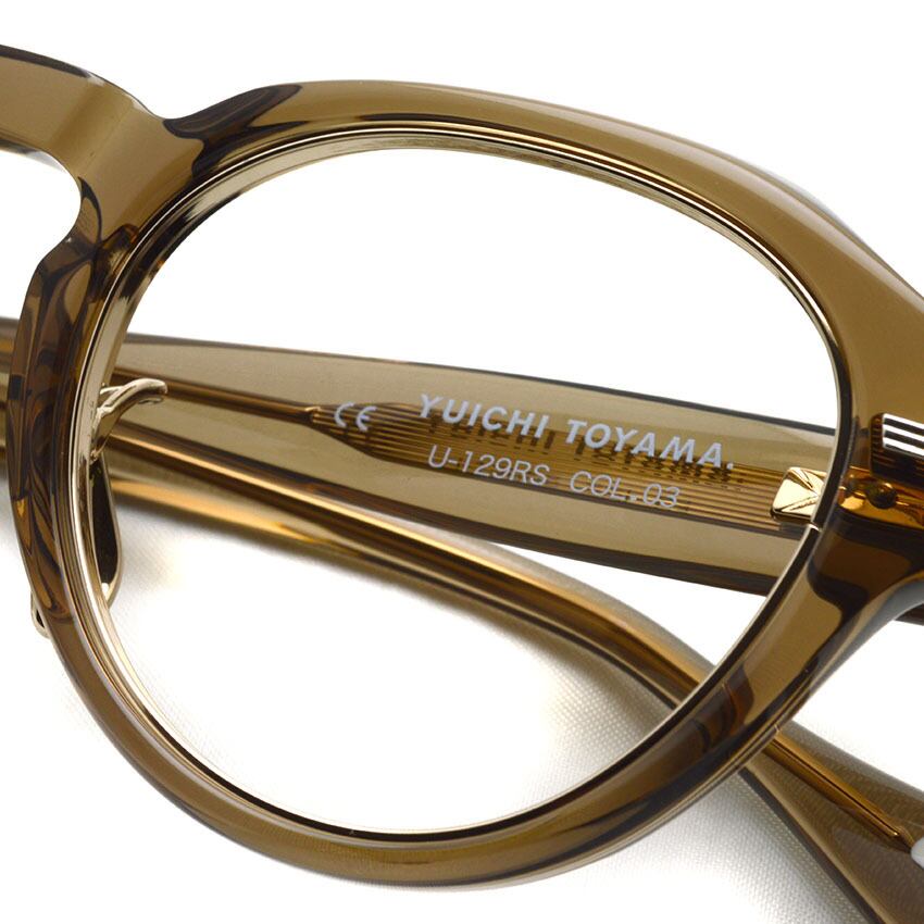 YUICHI TOYAMA / U-129 RS DFW / 03 Brown/White Gold クリアブラウン