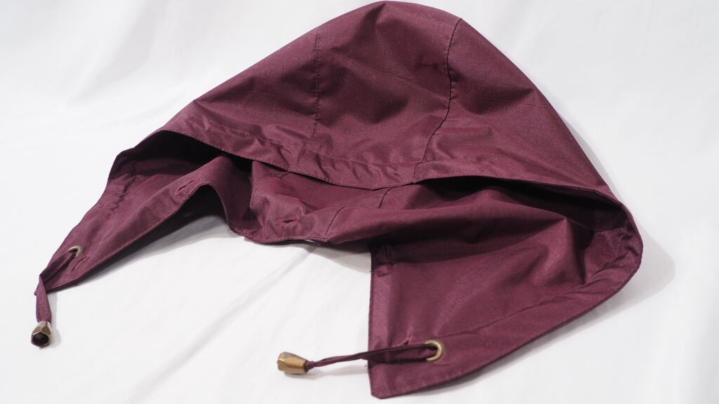 Dull Shining Bordeaux color Deformation Design long coat(made in Belarus)