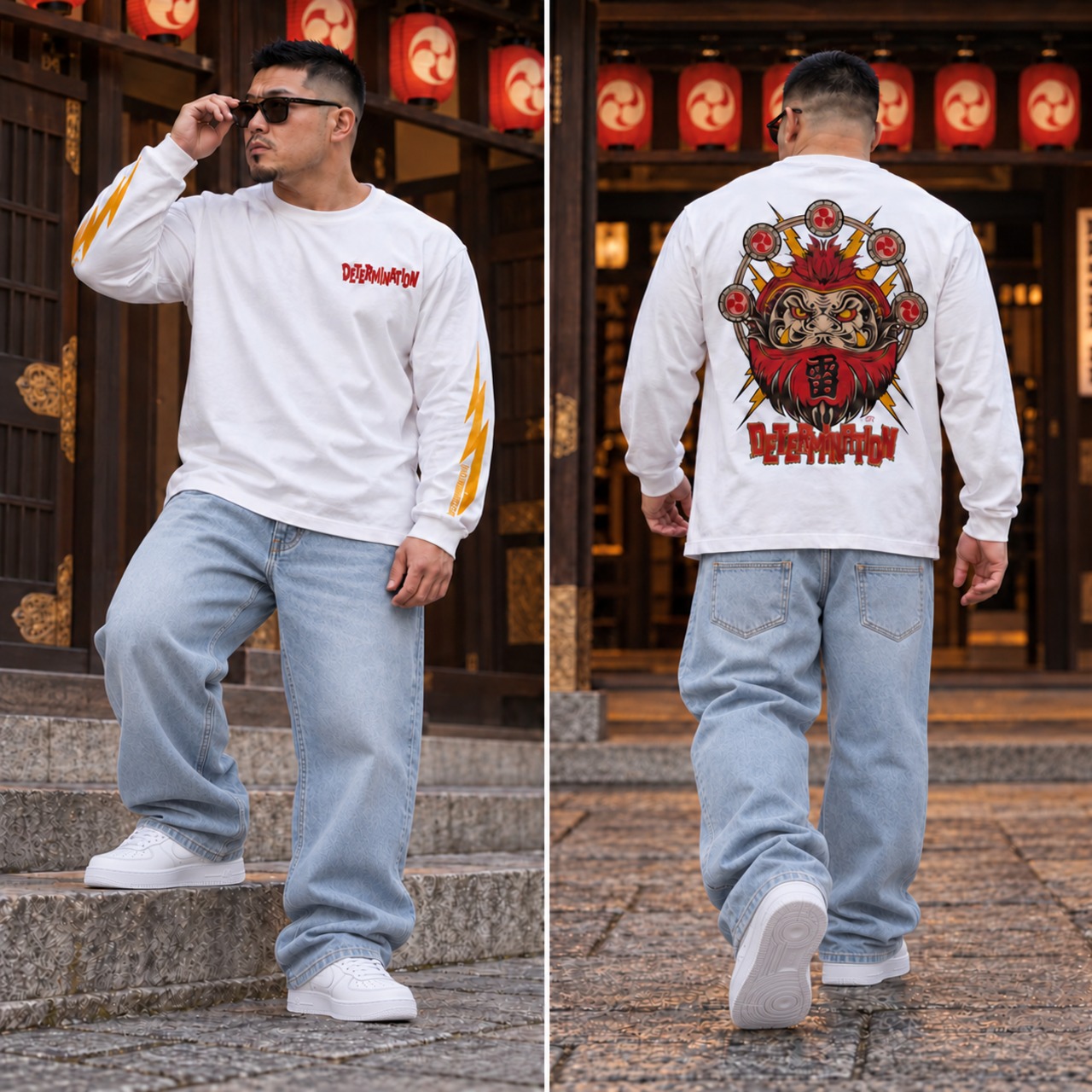 雷神  L/S T-Shirt(White)