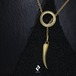 +colmillo・matinee necklace（gold）