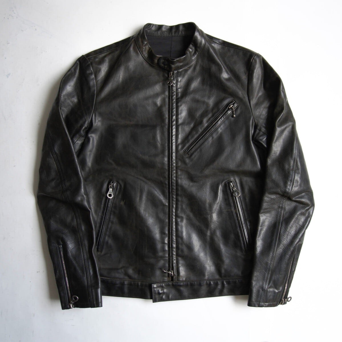 AD2000/アーカイブ】COMME des GARCONS HOMME【00S ジップ シャツ