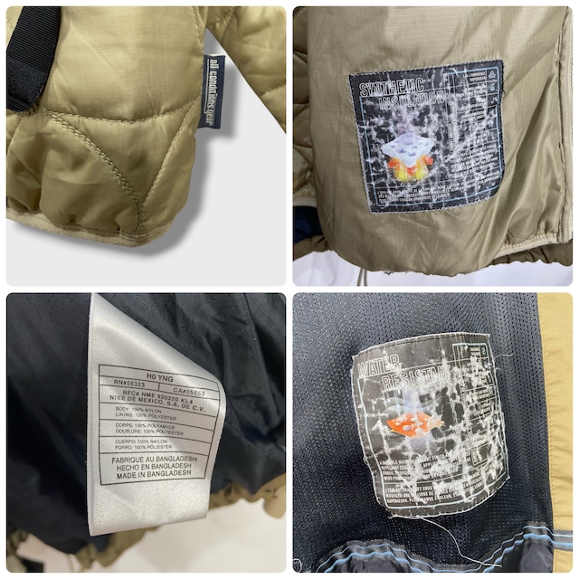 00s NIKE ACG ナイキ 切替ブルゾンジャケット ライナーダウン付き L