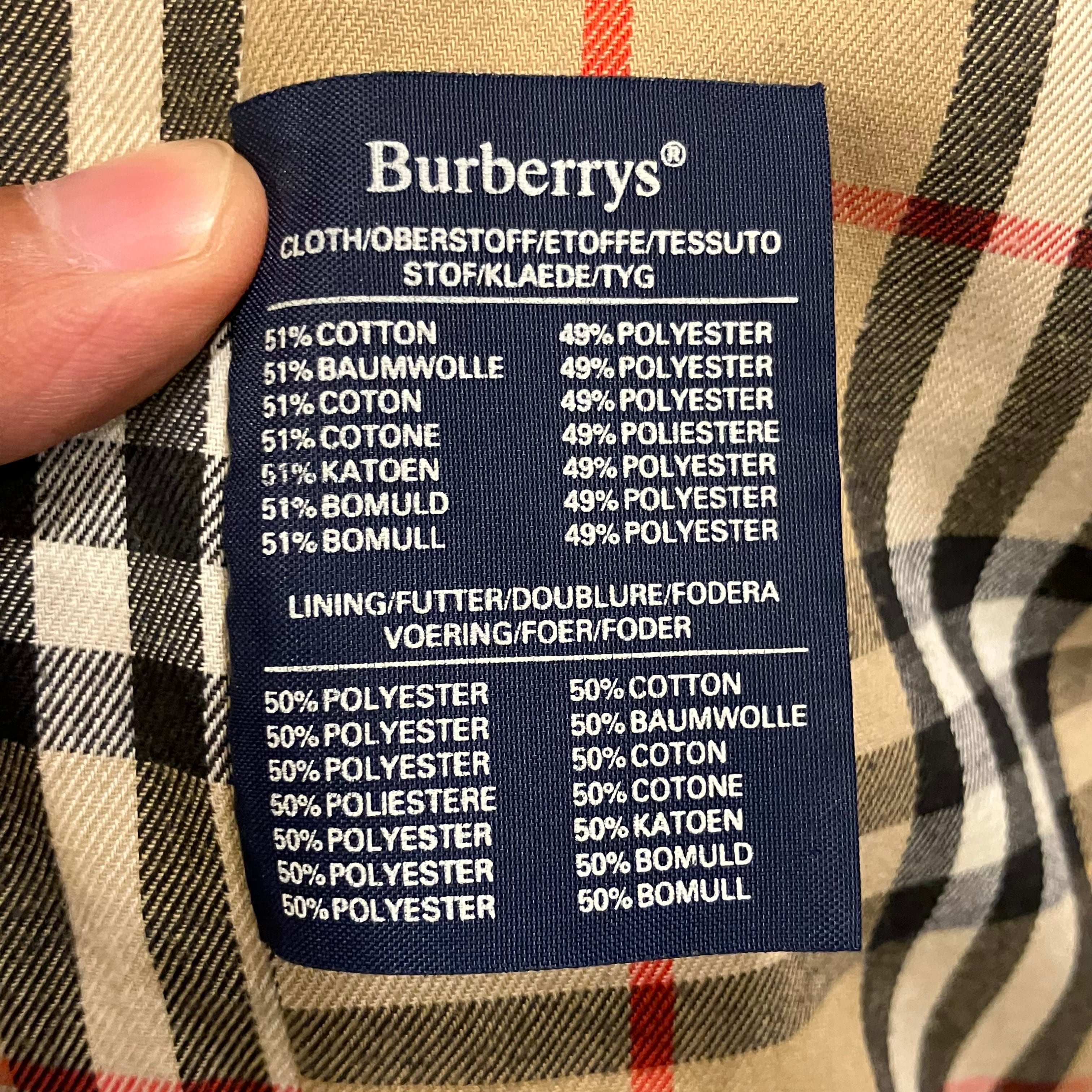 Burberry イングランド製 ベージュステンカラーコート サイズ44(UK34