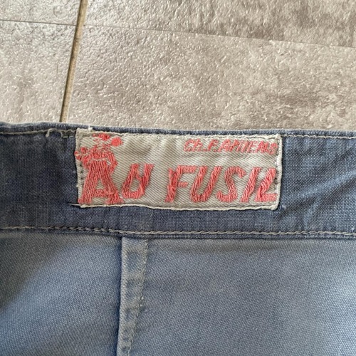 50-60s Au Fusil フレンチワーク モールスキン パンツ W32 詳細写真2