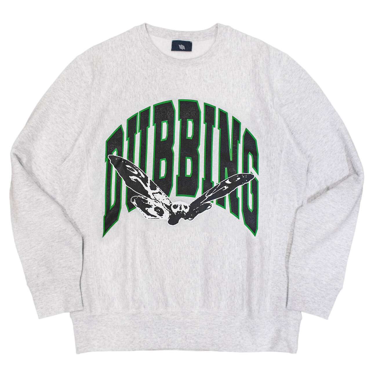 College Crewneck Sweat - Ash Grey