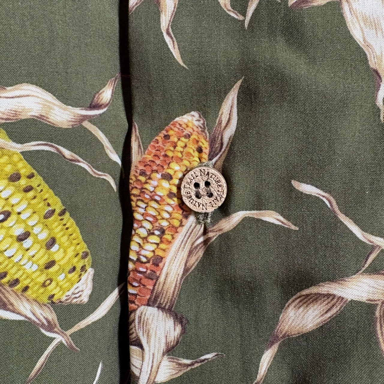 NATURE TRAIL ALOHA とうもろこし アロハシャツ