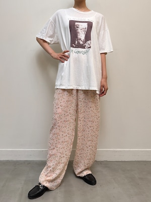 CU13-16 90s USED CHARITY TEE "THE NIGHTINGALE WALK" -WHITE-