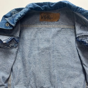 ＜VINTAGE＞Kids PLAIN POCKETS Denim Jacket 7Y (2610JK05)｜キッズ プレーンポケッツ ヴィンテージ デニムジャケット