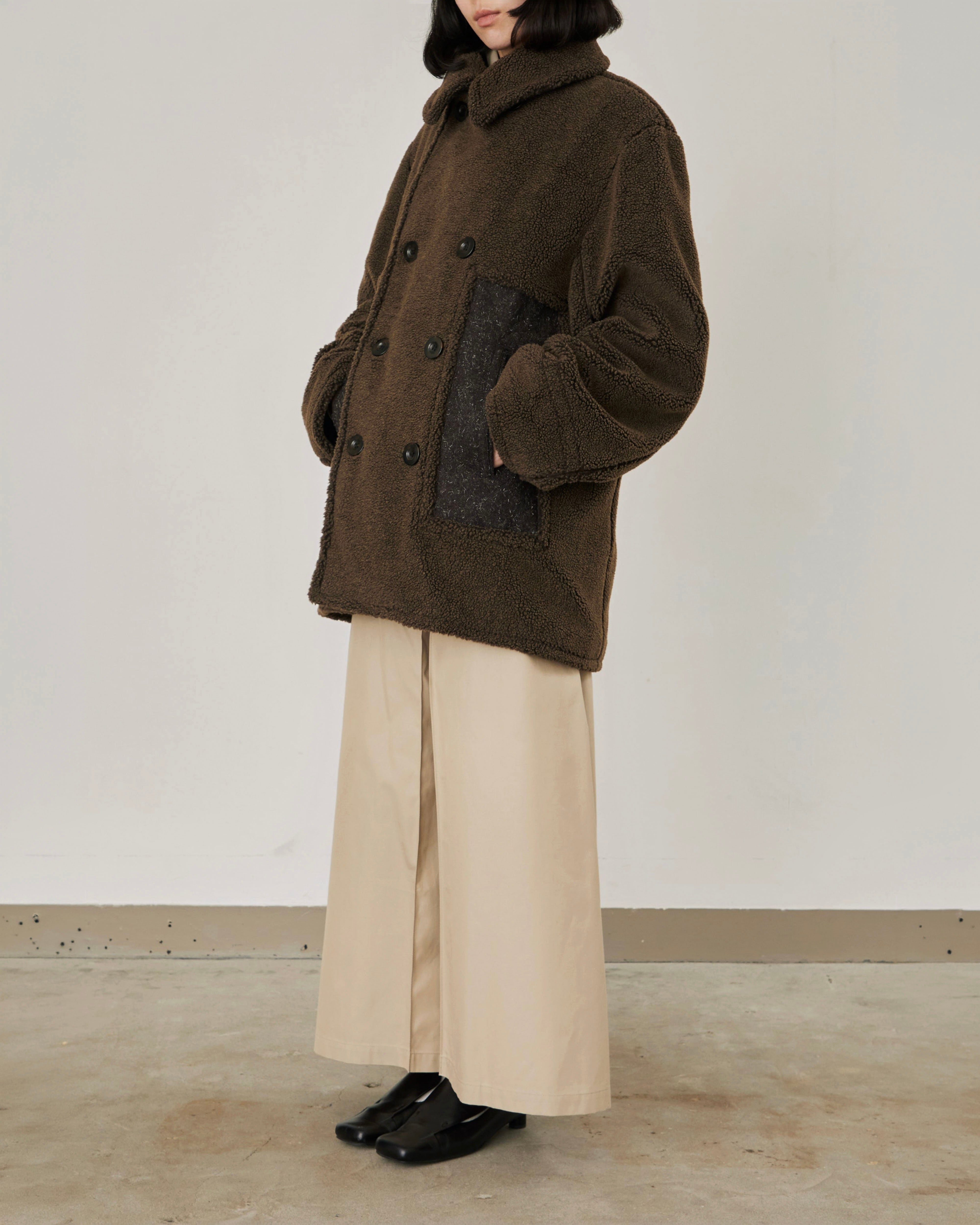 i'm here : - Boa P-Coat ：Melange｜ケンピメルトン／Extra TIME