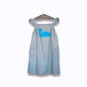 〈 mina perhonen 24SS 〉 sea birds / ワンピース / ACS3405P / blue / 110