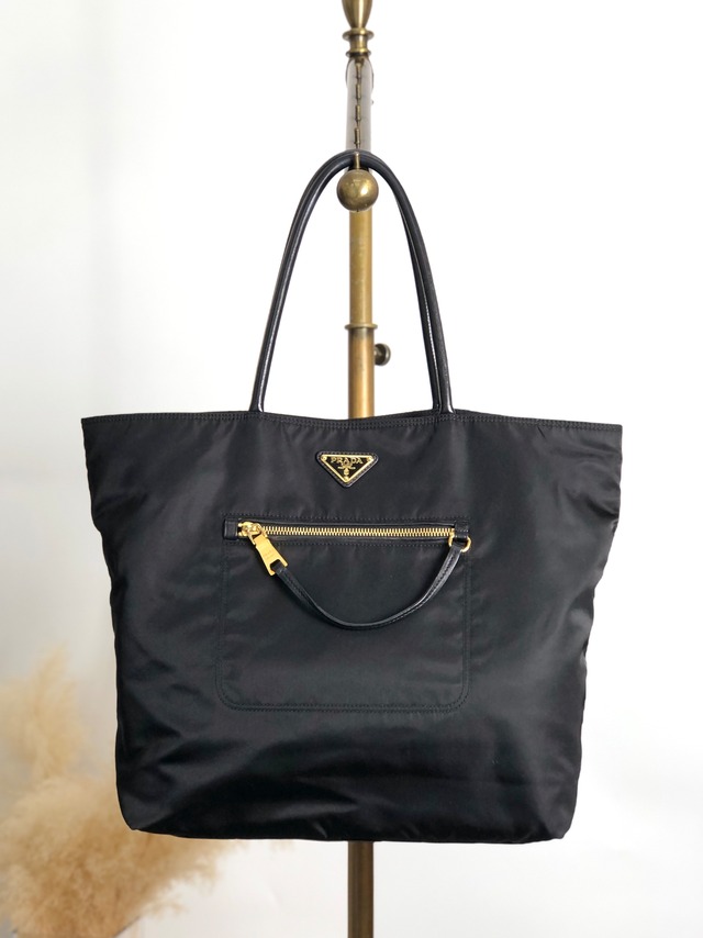 PRADA プラダ ハンドバッグ ブラック ロゴ レザー ミニボストン vintage ヴィンテージ オールド ydeszs