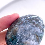 オーシャンジャスパー＊パーム＊250818＊天然石＊置き物＊インテリアストーン