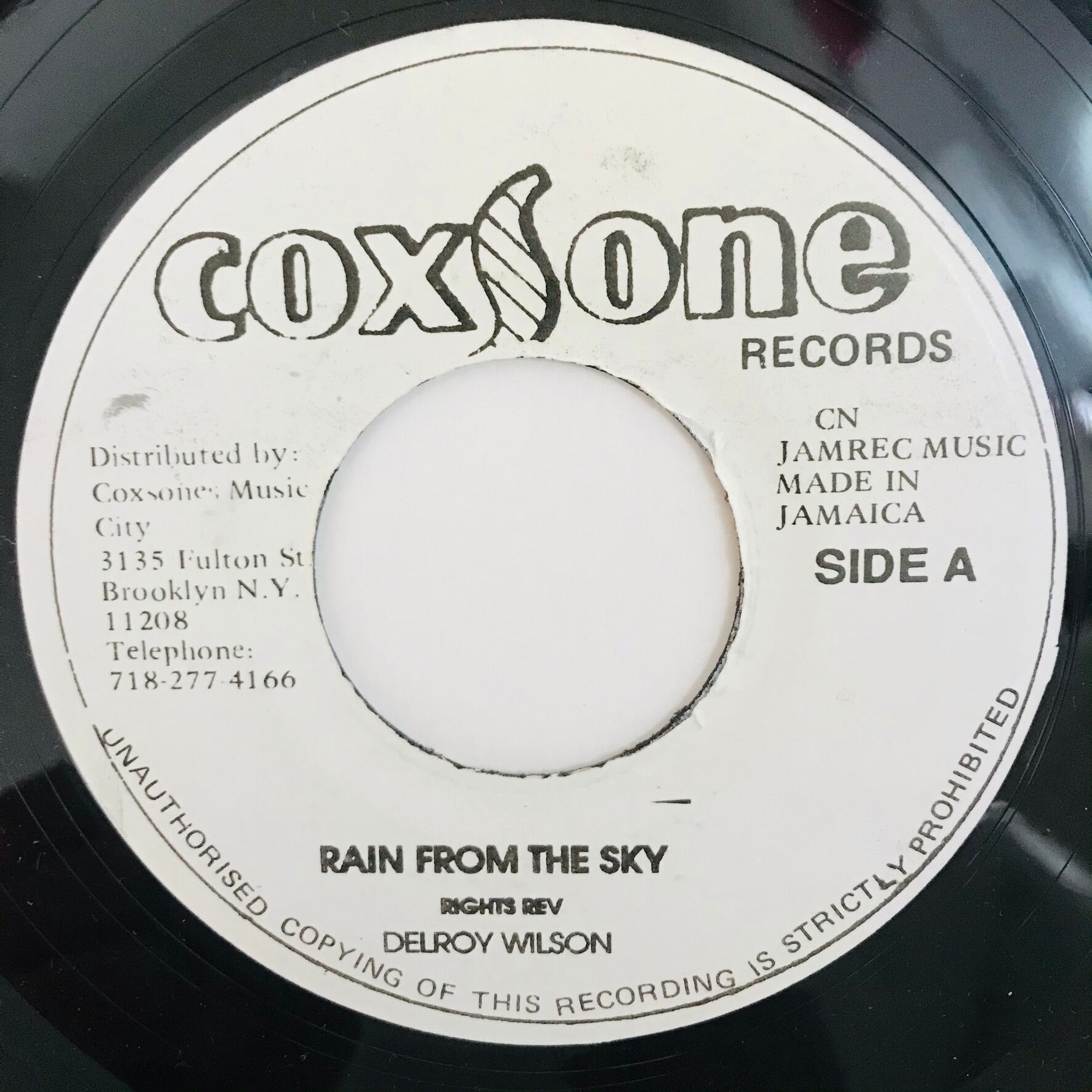 Delroy Wilson - Rain From The Sky【7-10998】