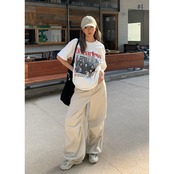 VINTAGE ストリート バンドプリント Tシャツ T1695