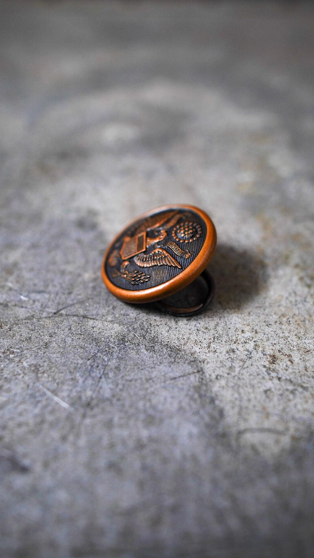 1940s】TIFFANY&Co. ティファニー 米軍 ブロンズ ボタン 《アメリカ軍  