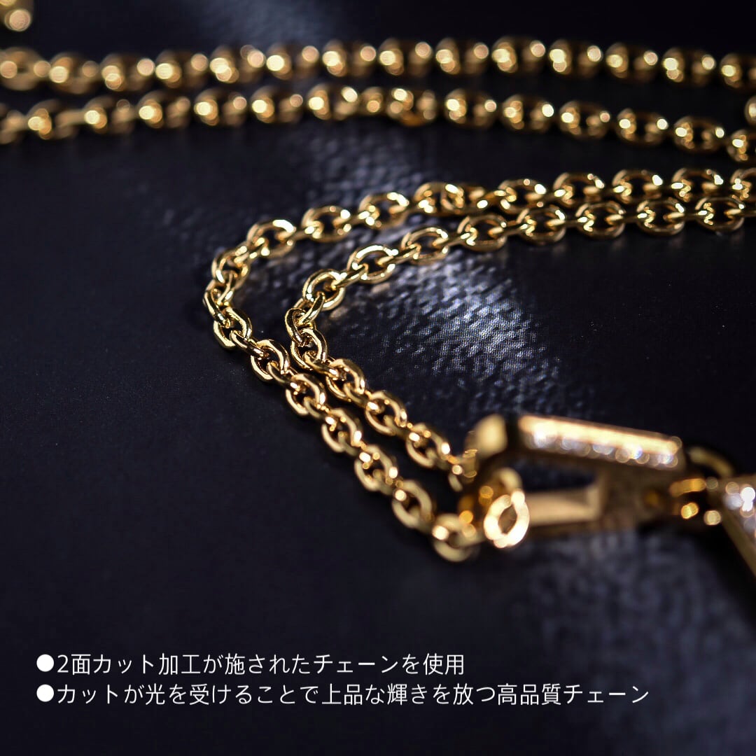 316L rhombus × sun flower necklace | ✯Lucliss Jewelry✯