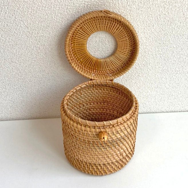 ラタン トイレットペーパーケース ゴミ箱（RTA-758） | Naturalsoul