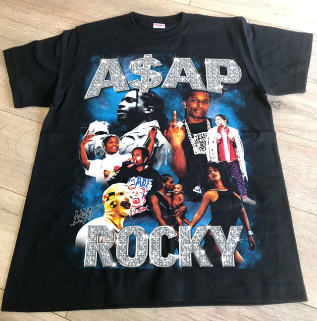 【A$AP Rocky RAPTEE】☆NYC☆HIPHOPレジェンド☆RIHANNA☆NYCラッパー☆RAPTEE