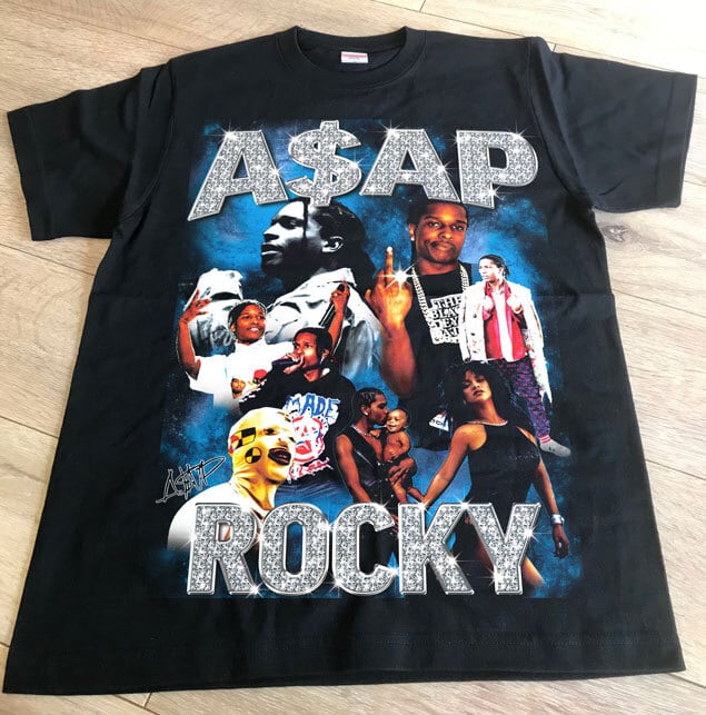 【A$AP Rocky RAPTEE】☆NYC☆HIPHOPレジェンド☆RIHANNA☆NYCラッパー☆RAPTEE