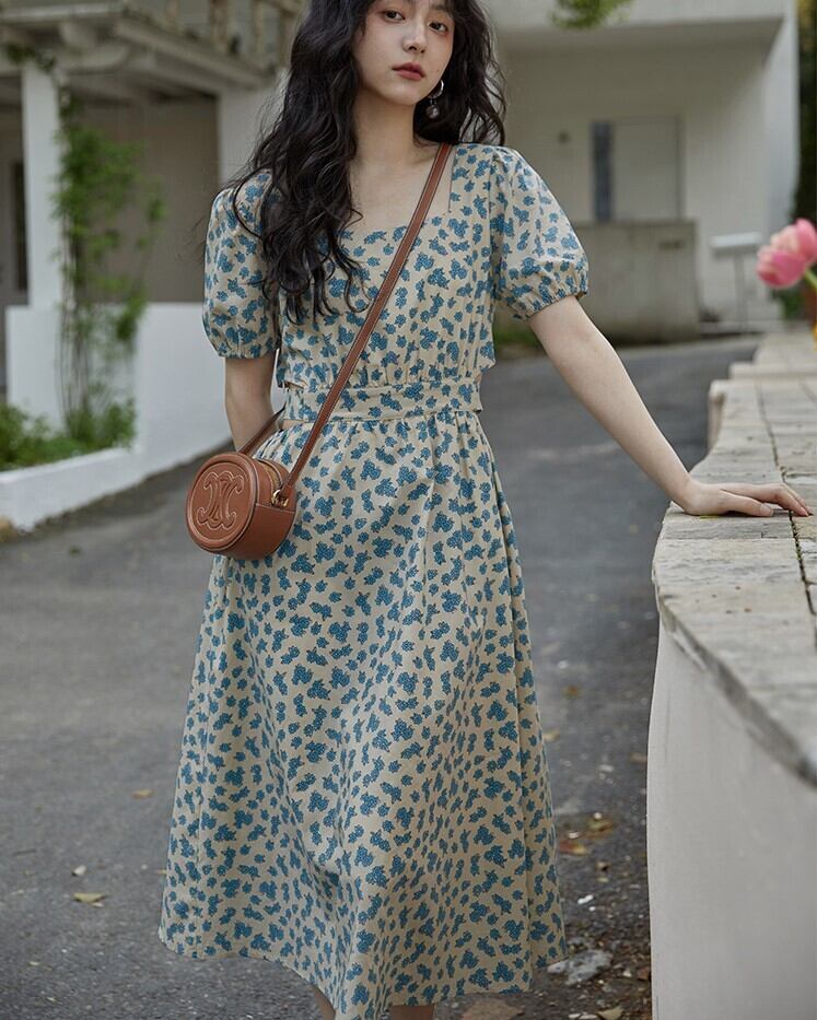 ワンピース 春 ワンピース 夏 ワンピース ミディ丈 ワンピース 花柄