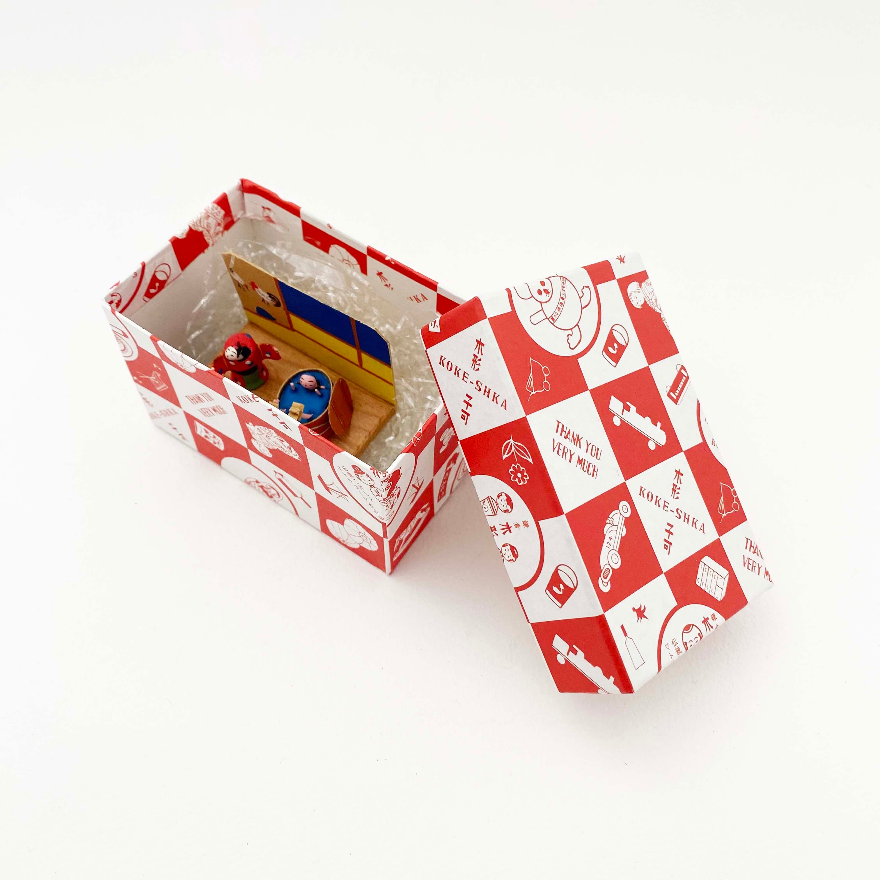 豆玩具「風呂屋」下駄あり