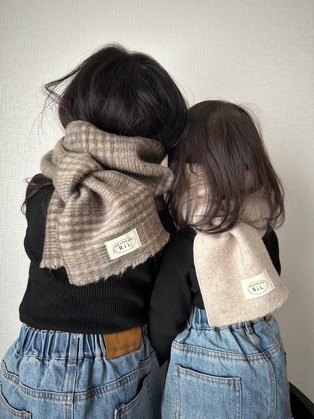 ［即納］Rii. reversible wool muffler