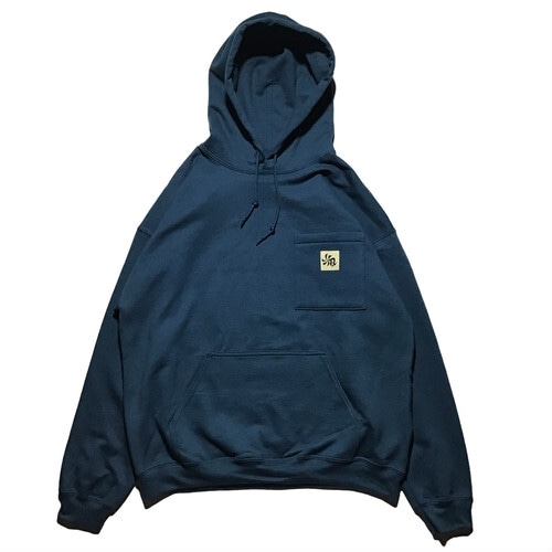 MANWHO / "タグポケット" HOODIE (オーシャンブルー)