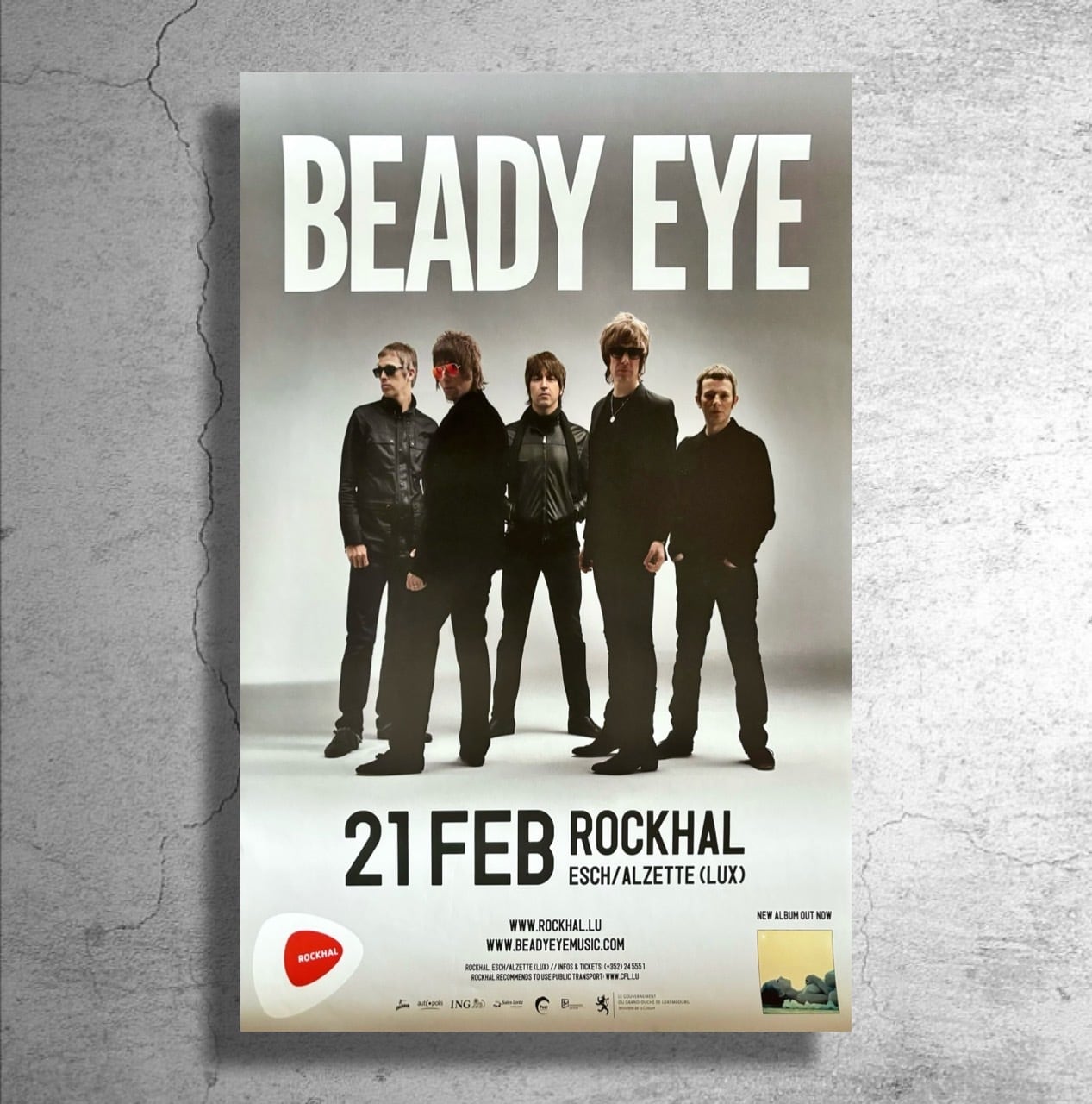 バンド『Beady Eye/ビーディ・アイ』2013年フランスでのライブ告知