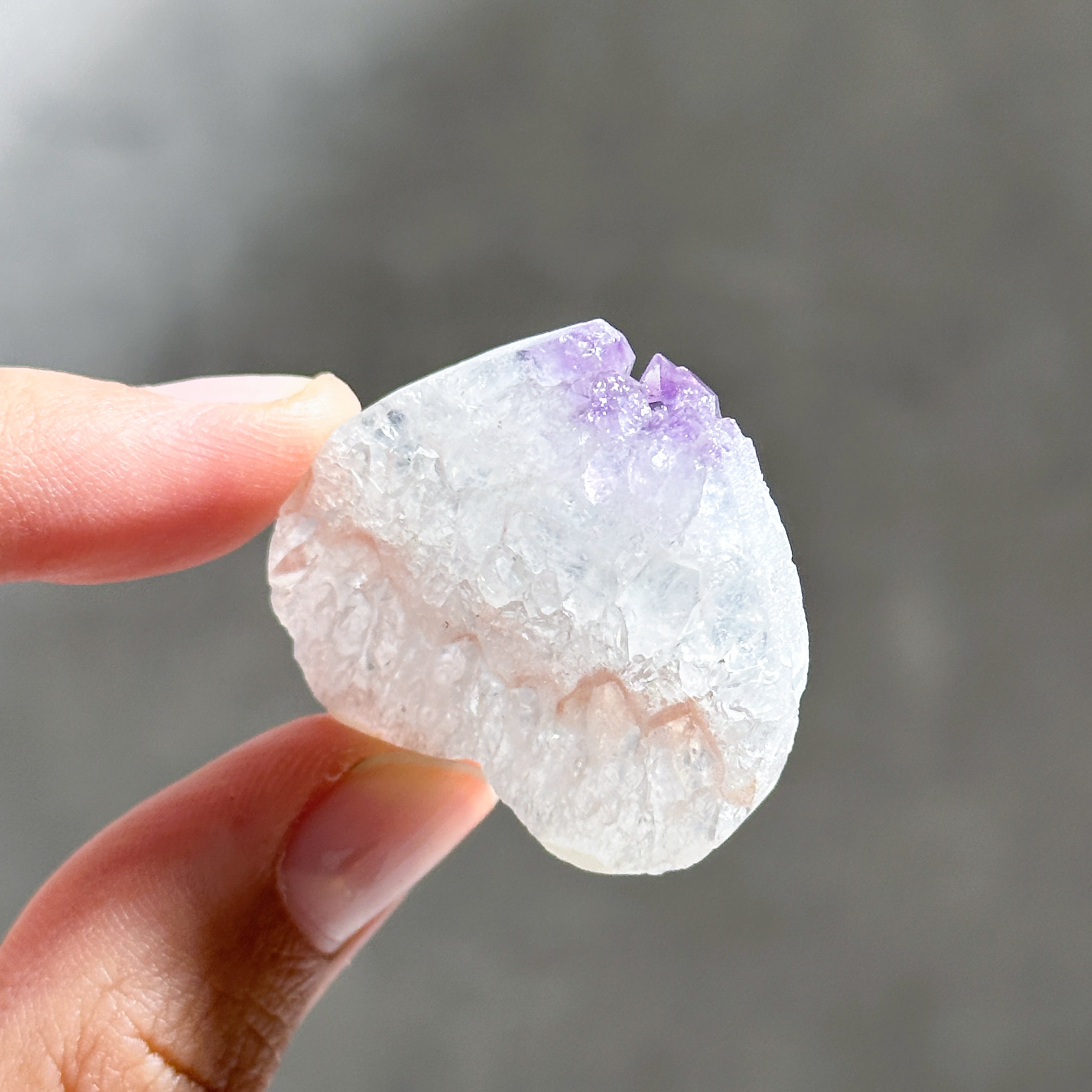 アゲート×アメジスト ハート92◇ Agate× Amethyst ◇天然石・鉱物