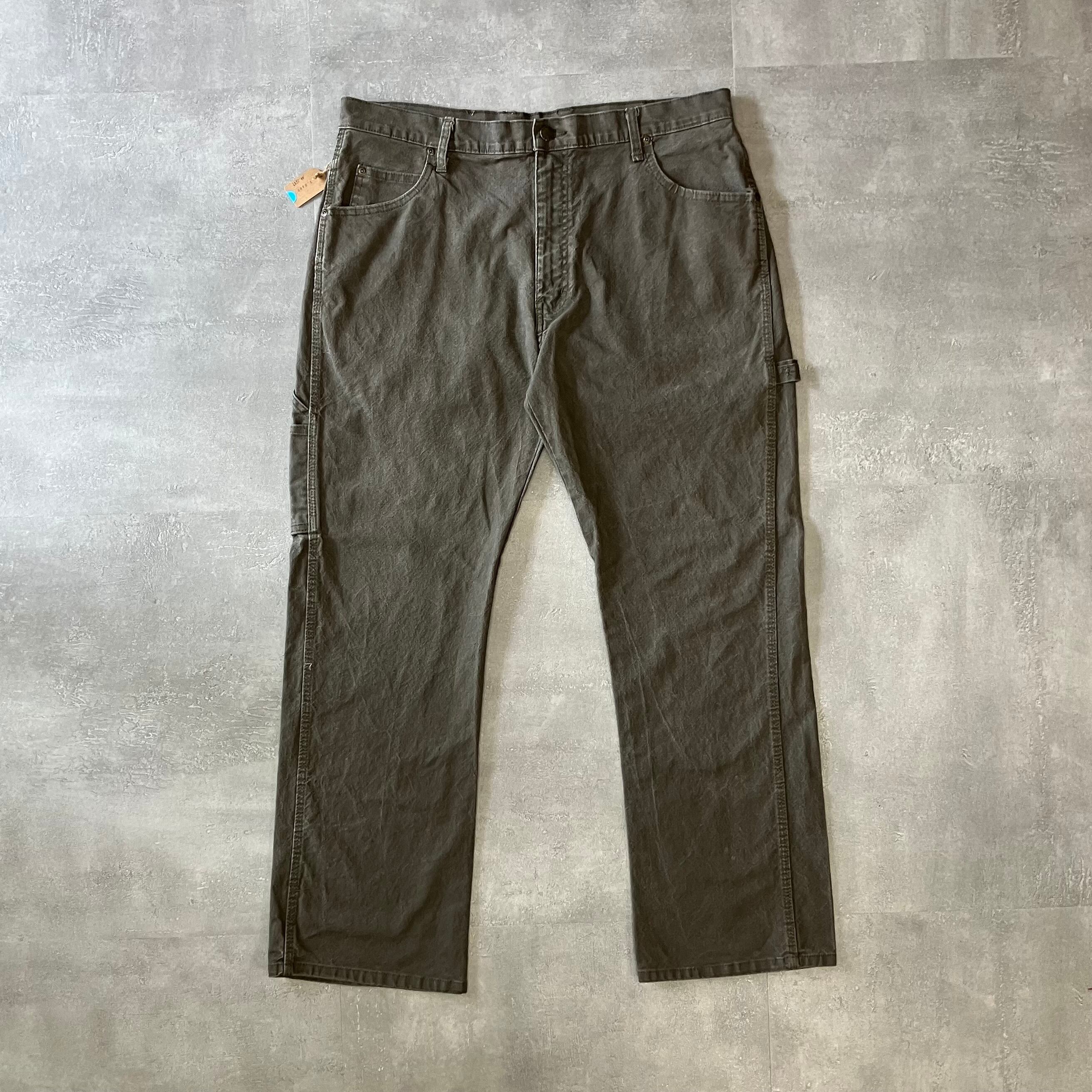 《実寸w37l30》Dickies 00s ペインターパンツ ブラウンカーキ No.2687