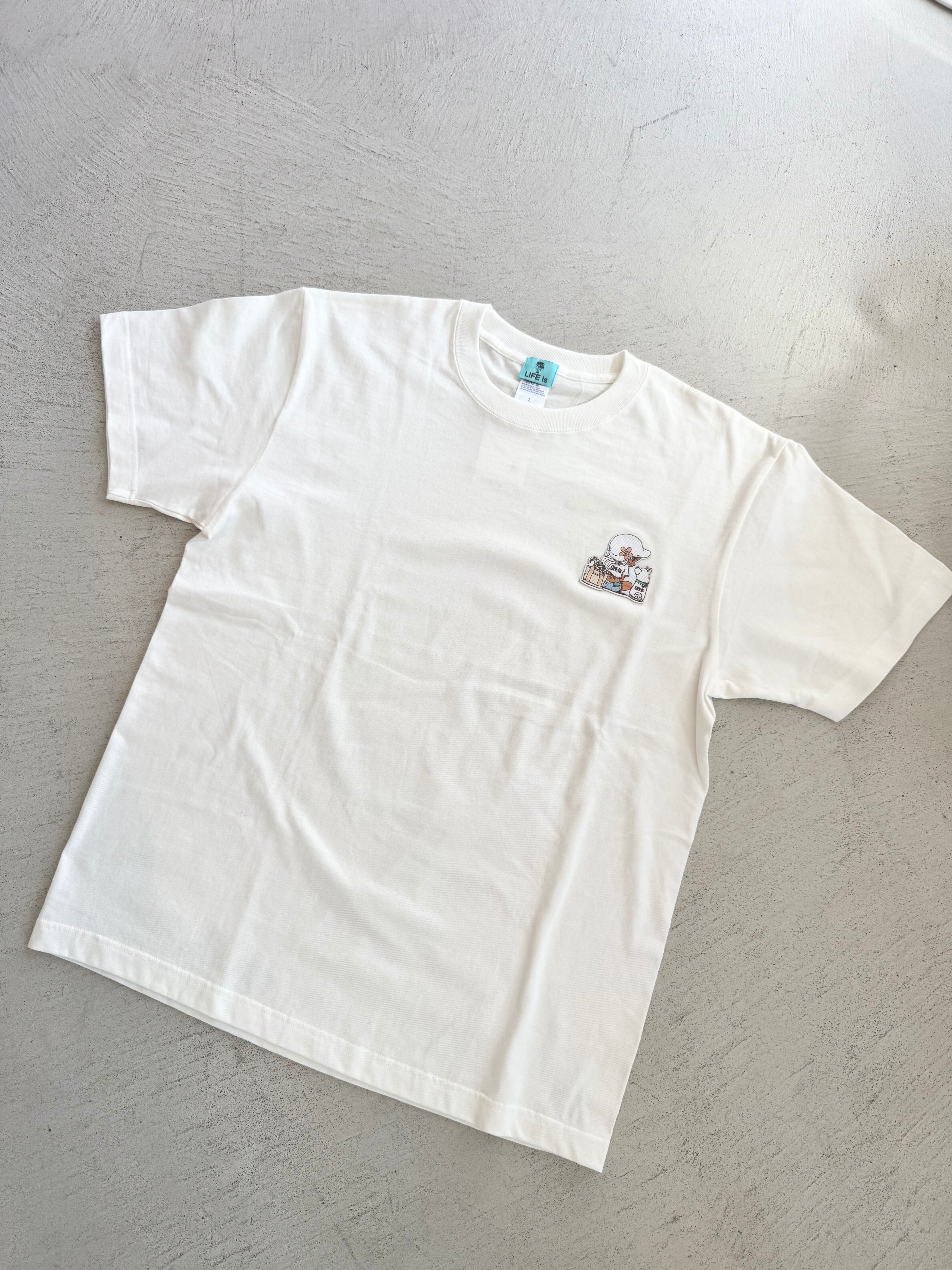 【mapuaコラボ】ワンポイント刺繍ワッペンTシャツ(Lani) ¥4,500(4,950)