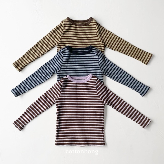 《予約》送料無料【cottonbong】Sugar Rib T-shirt