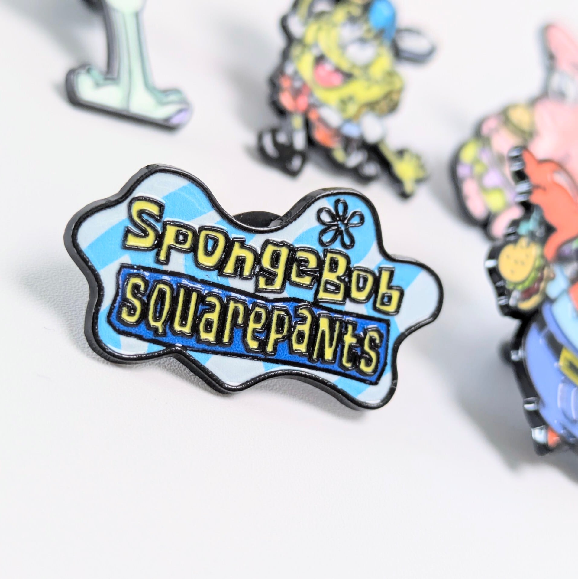 送料無料！ ★ピンズ PINS★ピンバッジ 【 SpongeBob SquarePants（スポンジボブ）】ピンズ 5Pセット / ピンバッジ / PINS〚アメリカン雑貨 アメトイ〛