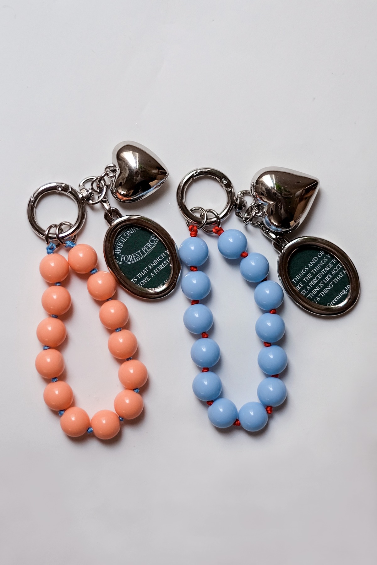 定番] Logo frame colorful Key ring | FOREST% studio | フォレスト