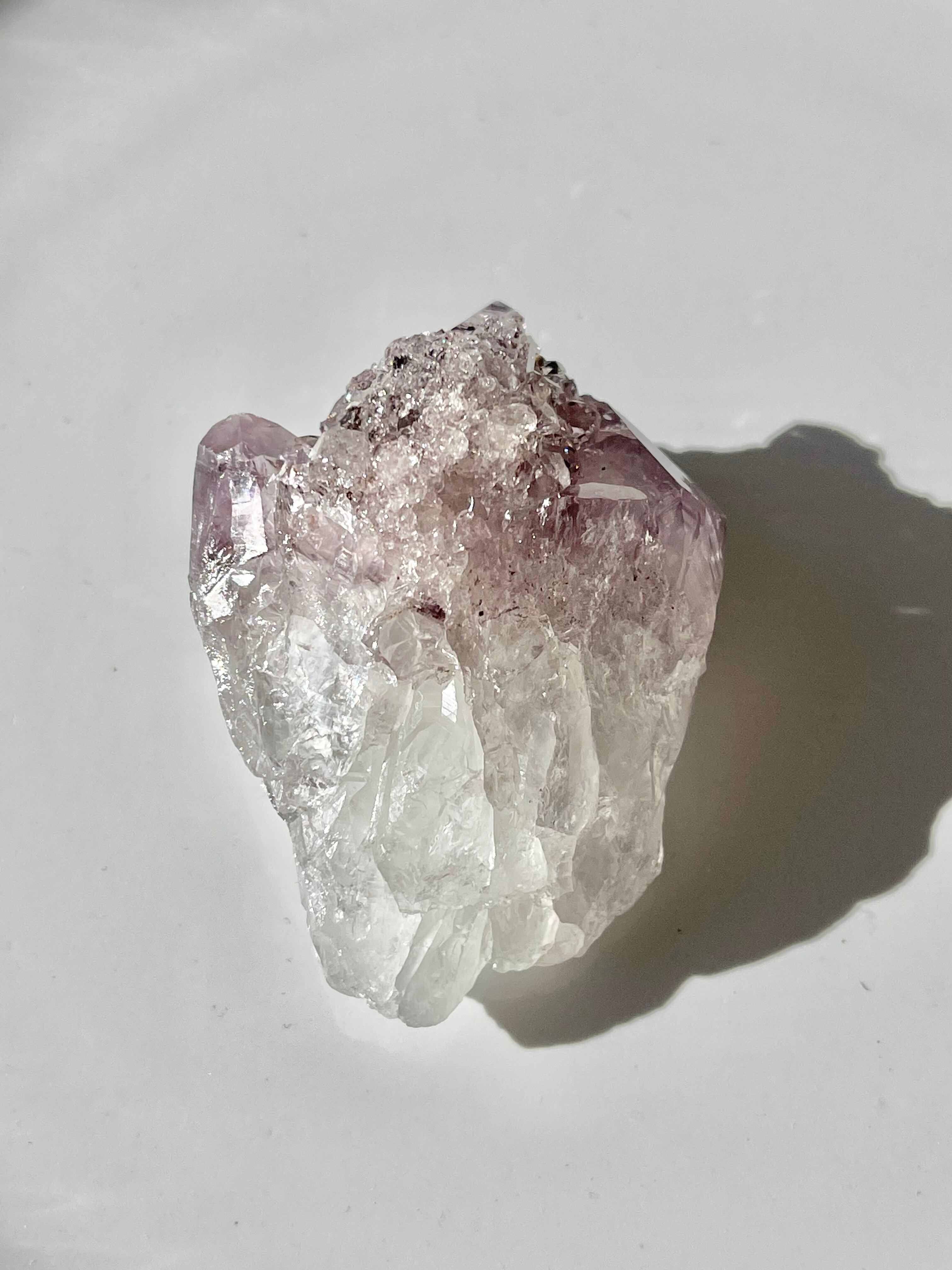 ダイヤの様な輝き！シュガーキャップアメシスト