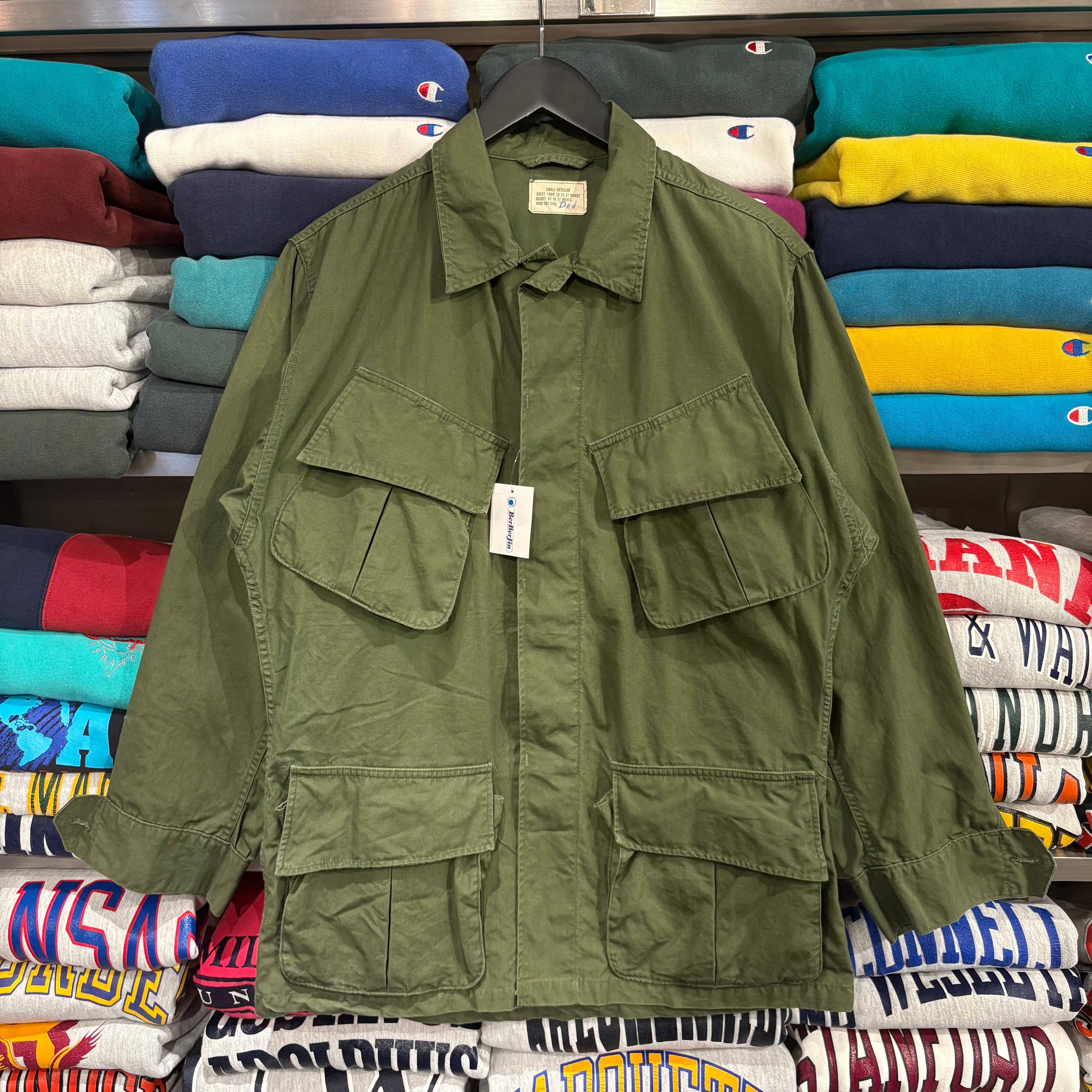 60s U.S.ARMY JANGLE FATIGUE 3RD NON RIP (S-R) | BerBerJin