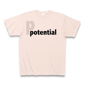 クリエイティブワード「potential」（ポテンシャル）Tシャツ