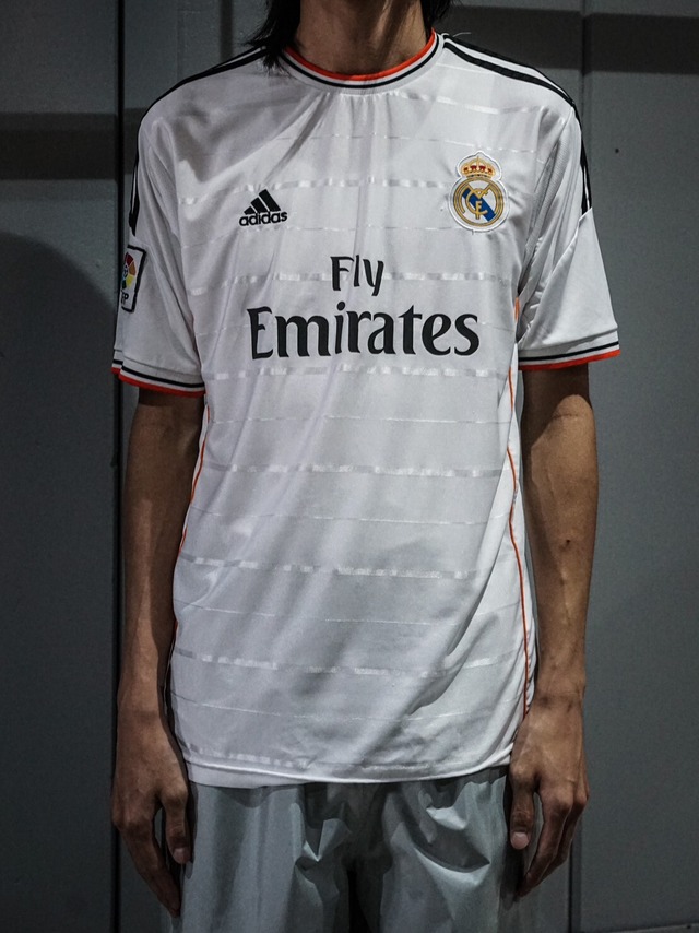 【add (C) vintage】"adidas" "Real Madrid 2013/14" Football Shirt