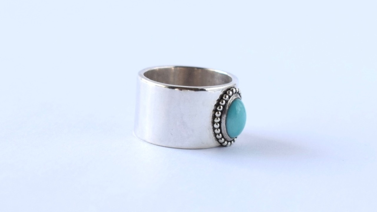 ＊一点もの＊Kingman turquoise ring 《silver 925》