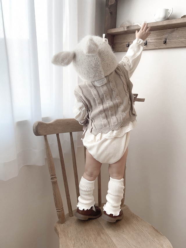 original / side ribbon danish vest