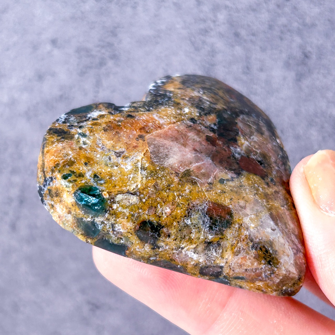 ピーターサイトinブルーアパタイト ハート