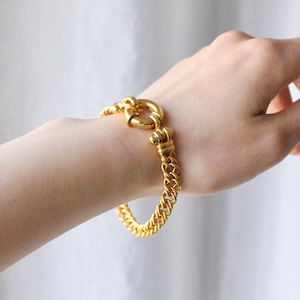 チェーンブレスレット ゴールド